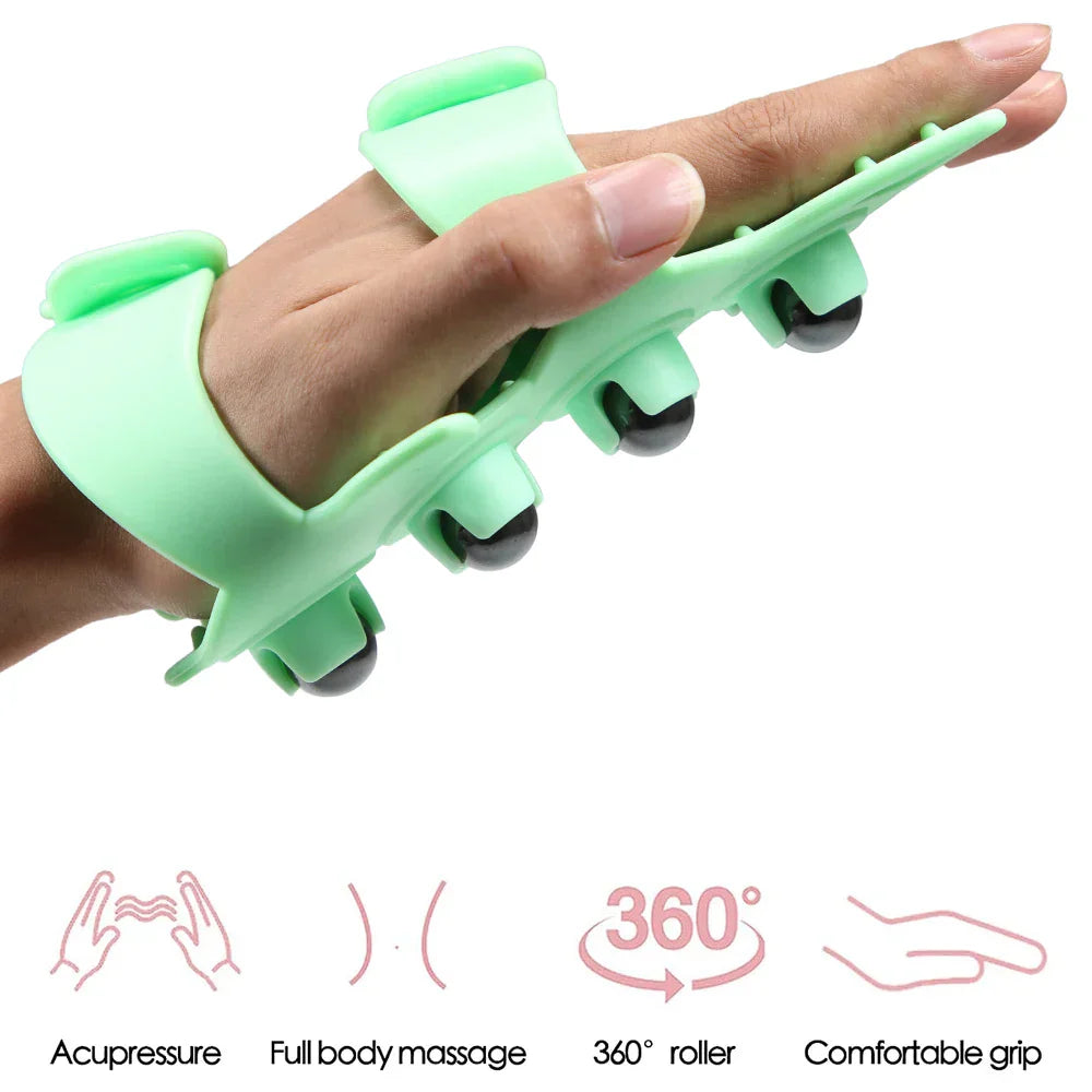 Portable Roller Ball Massage, Glove Muscle Relax Slimming