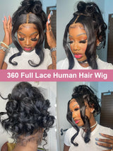 Hd Transparent Lace Front Human Hair