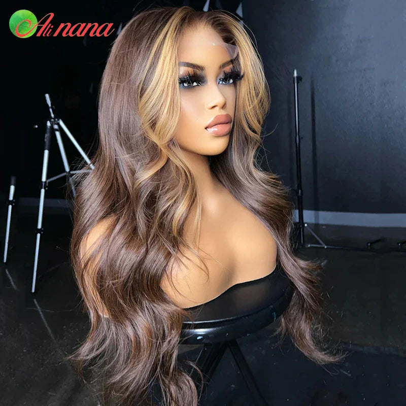 Hd X Lace Frontal Wig Body Wave Ombre