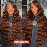 Chocolate Brown Lace Front Wigs X Hd