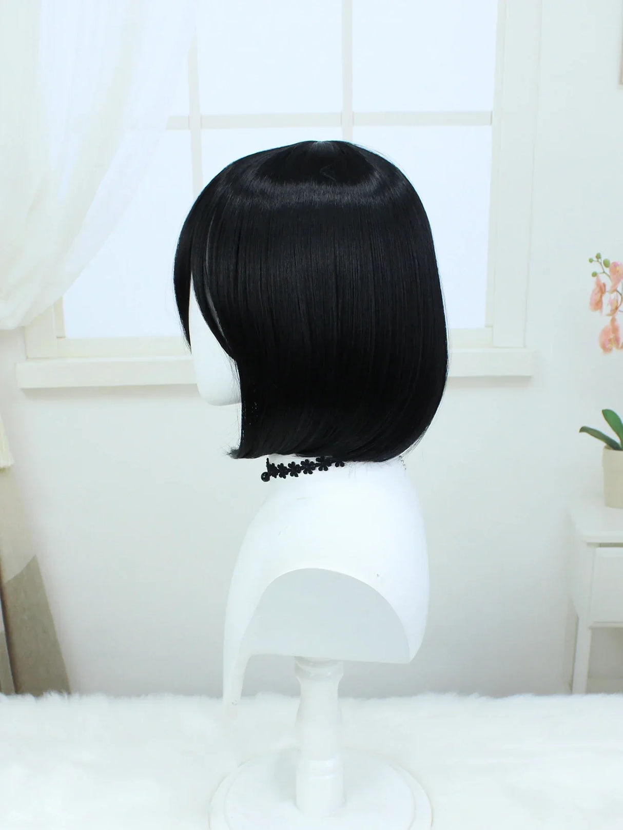Short Inches Straight Synthetic Wig For Cosplay