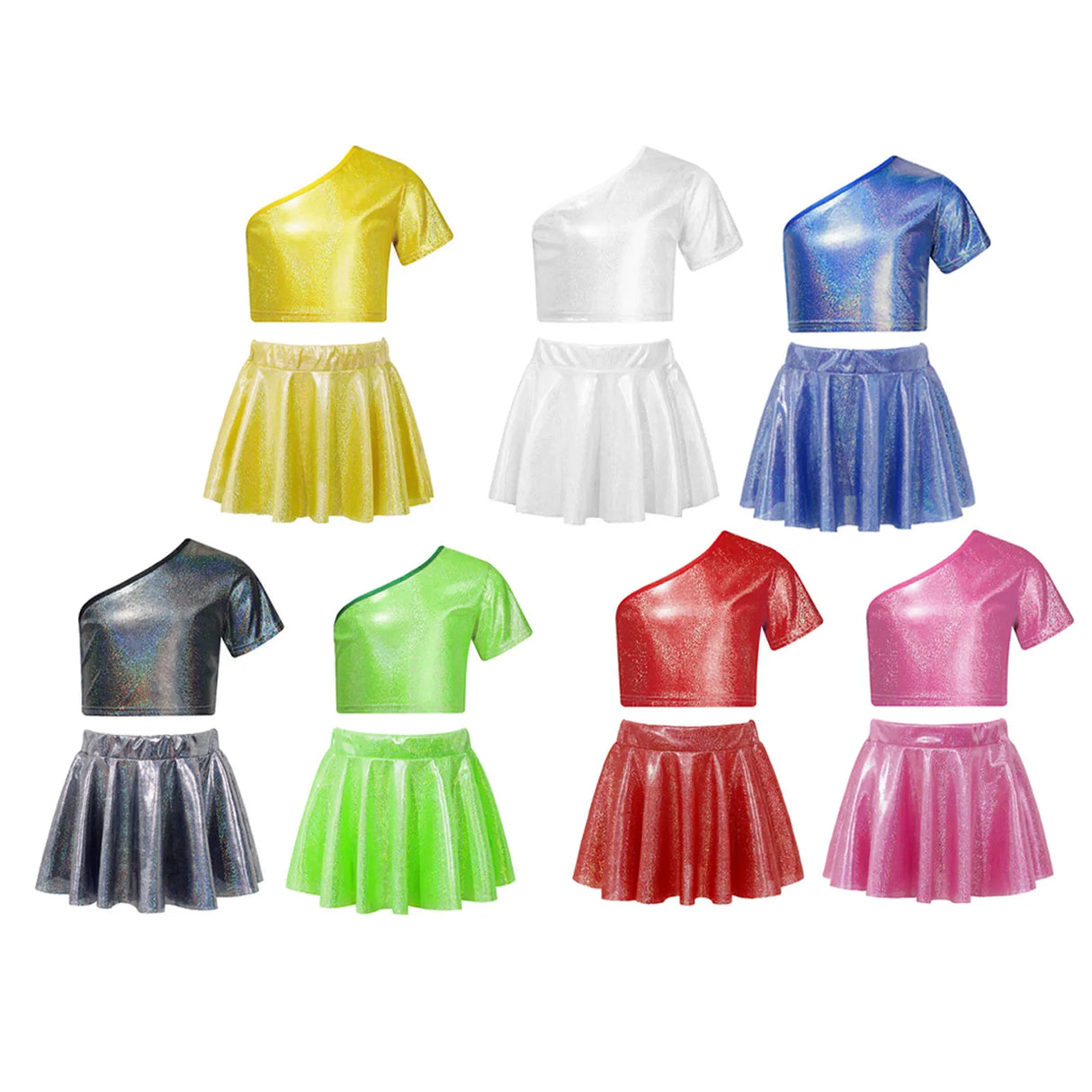 Kids Girls Street Hip Hop Dance Costumes Cheerleading