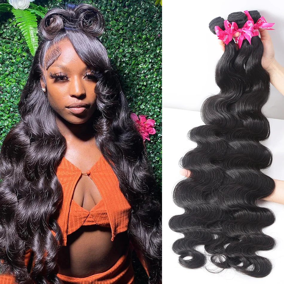 Body Wave Bundles Remy Hair Bundles Weave Peruvian