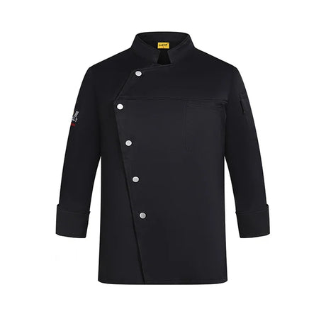 Unisex Chef Jacket Short Sleeve Kitchen Cook Coat