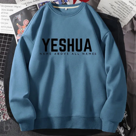 Yeshua Christian Jireh Sweatshirt Jehovah Jesus God Knitted