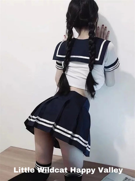 Japanese Campus Sexy Lingerie Student Motion Uniform Cosplay