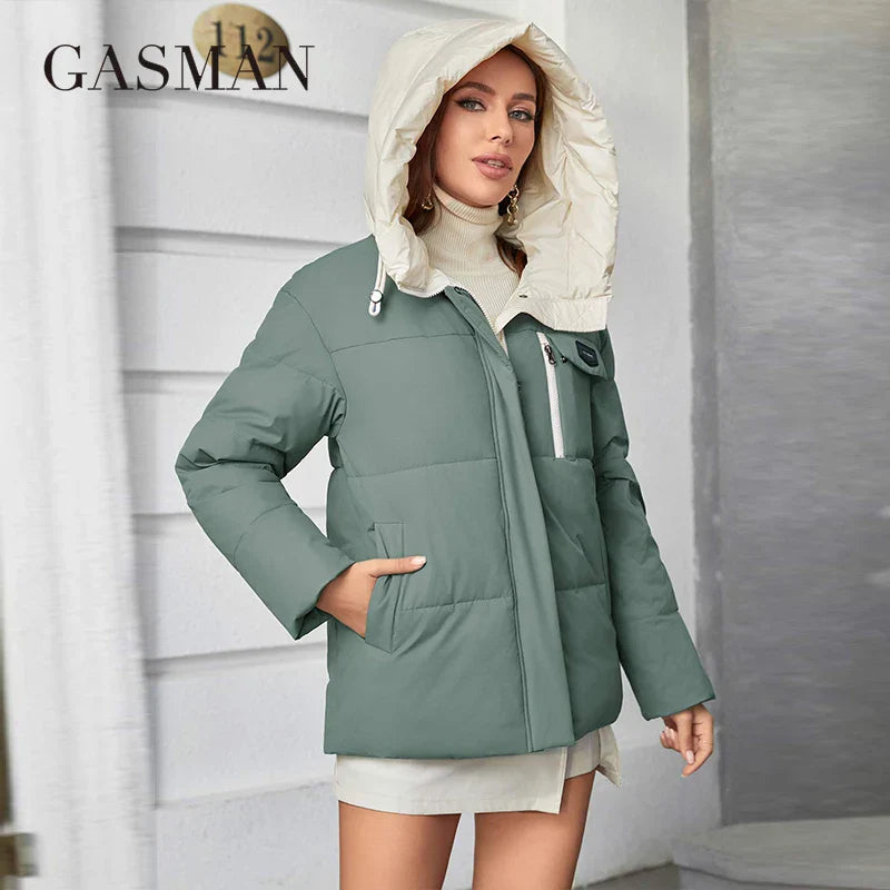 Gasman Women'S Parka New Fashion Women'S Stand Collar