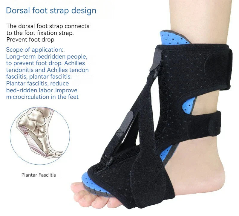 Adjustable Plantar Fasciitis Night Splint Foot Drop Orthosis