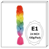 Synthetic Long Jumbo Ombre Braiding Hair For Women