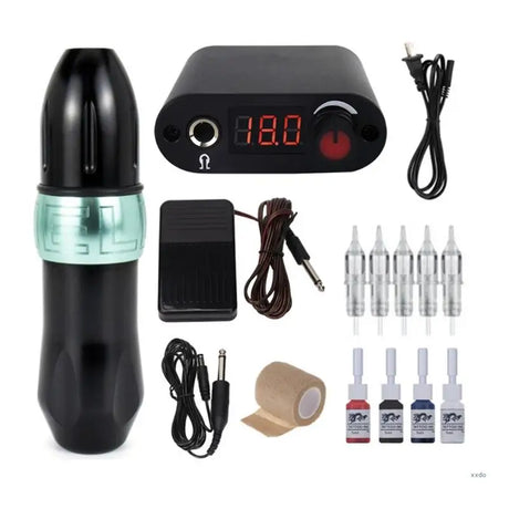 Tattoos Machine Kit Digital Screen Tattoos Power Supply