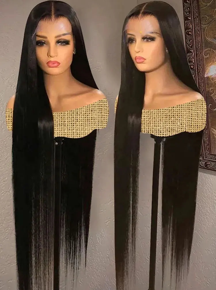 Bone Straight X Lace Front Human Hair Wigs