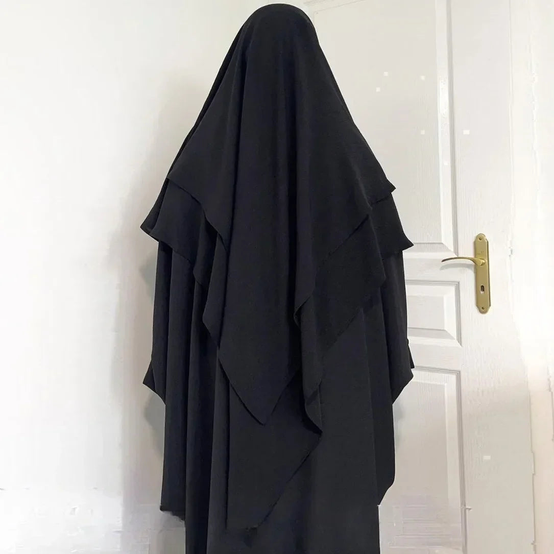 Islamic Prayer Hijab Khimar Muslim Women Niqab Ramadan