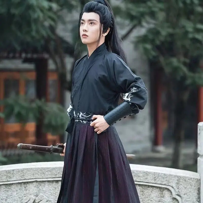Size 4Xl Hanfu Men Chinese Traditional Cosplay Costume