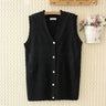 Sweater Vest Women Clothing 4Xl Loose Fit High