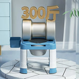 Adjustable Toilet Seat Chair Stool With Bucket Movable