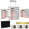 360° LED Trifold Self Haircut Mirror, Adjustable & Rechargeable