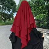 Islamic Prayer Hijab Khimar Muslim Women Niqab Ramadan