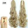 Synthetic Claw Clip On Ponytail Hair Extensions Long