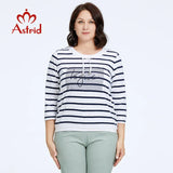 Astrid Autumn Women' T-Shirt Casual Cotton Top Female