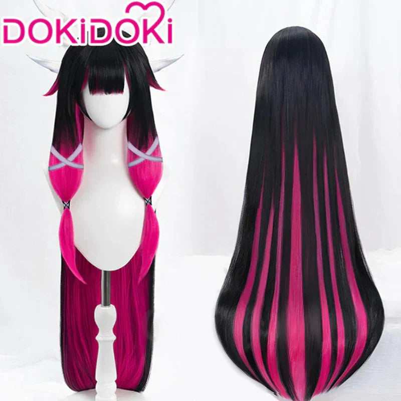 Genshin Impact DokiDoki Fatui Harbinger Cosplay Wig