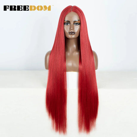 Freedom Synthetic Lace Frontal Wig For Women Long