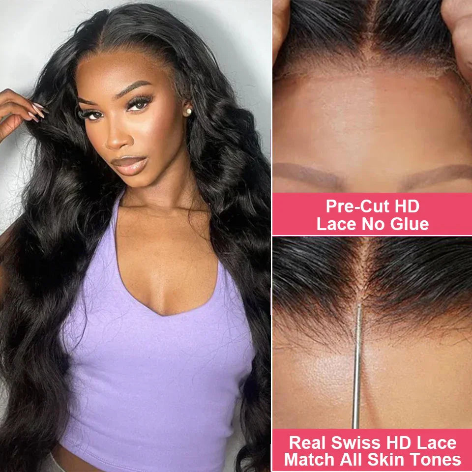 Glueless Wig Human Hair Ready To Wear And