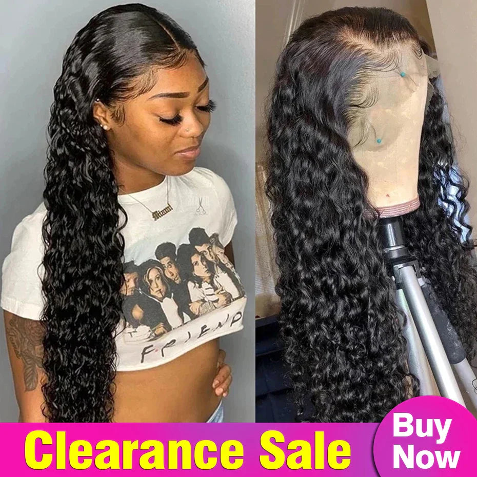 Deep Wave Transparent Lace Frontal Human