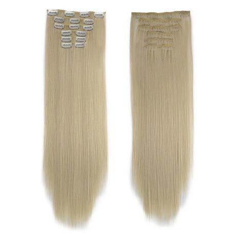 Synthetic Clip In Hair Extensions Pcs/Set Clips Long