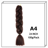 Synthetic Long Jumbo Ombre Braiding Hair For Women