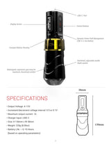 Fk Max Tattoo Machine Cartridge Pen Coreless