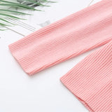 Slim V Neck Knit Sweater Women Autumn Winter