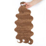 White Body Wave Hair Bundles Synthetic Natural Weave