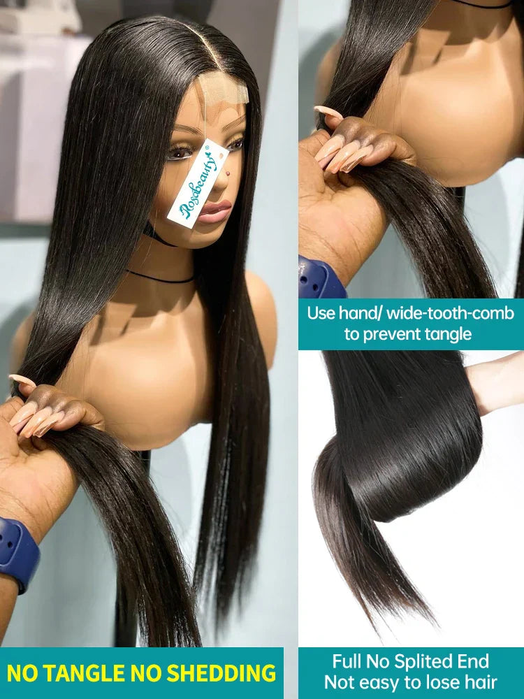 Rosabeauty 13X6 Straight Lace Front Wig Human Hair