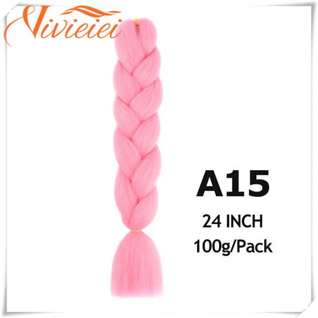 Pink Ombre Jumbo Braids Hair Extensions