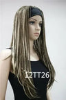 8-Color Long Straight Headband Braided Wig for Women