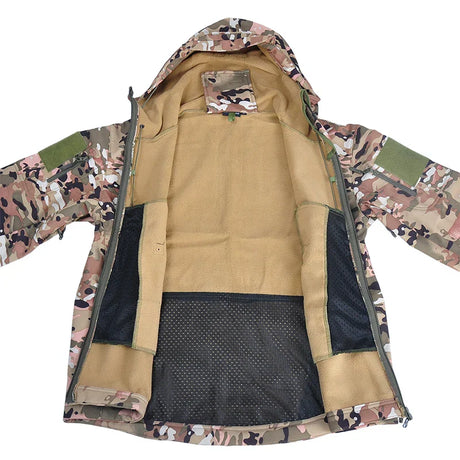 Military Uniform Fleece Russian Camo Tactical Assult Combat