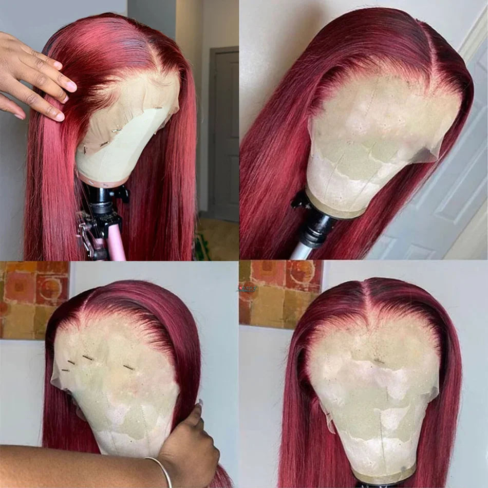 Wigs Transparent Lace Front Human