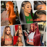 Remy Density Transparent 13X6 Hd Lace Frontal Wig