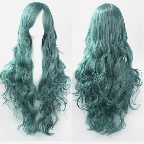 Lady Long Curly Wigs Fashion Cosplay Costume Hair