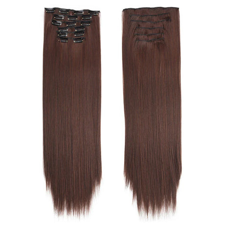 Synthetic Clip In Hair Extensions Pcs/Set Clips Long