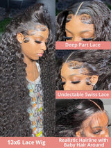 Deep Wave Hd 13X6 Lace Frontal Wig Water