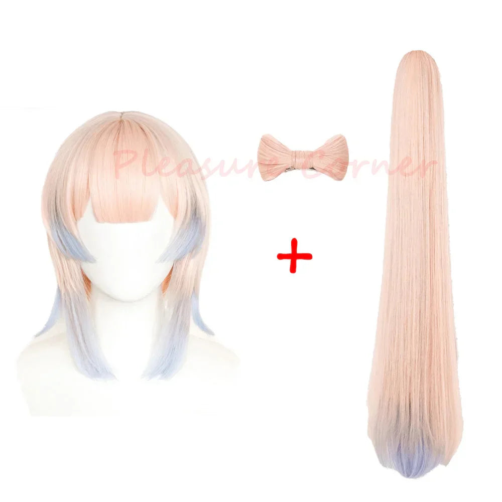 Genshin Impact Kokomi Cosplay Wig Gradient Mixed Color