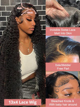 Deep Wave Hd 13X6 Lace Frontal Wig Water