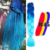 Wonderlady Color Long Colored Braiding Hair Jumbo Braids