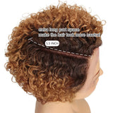 Short Pixie Curly Bob Wig Lace Front Human