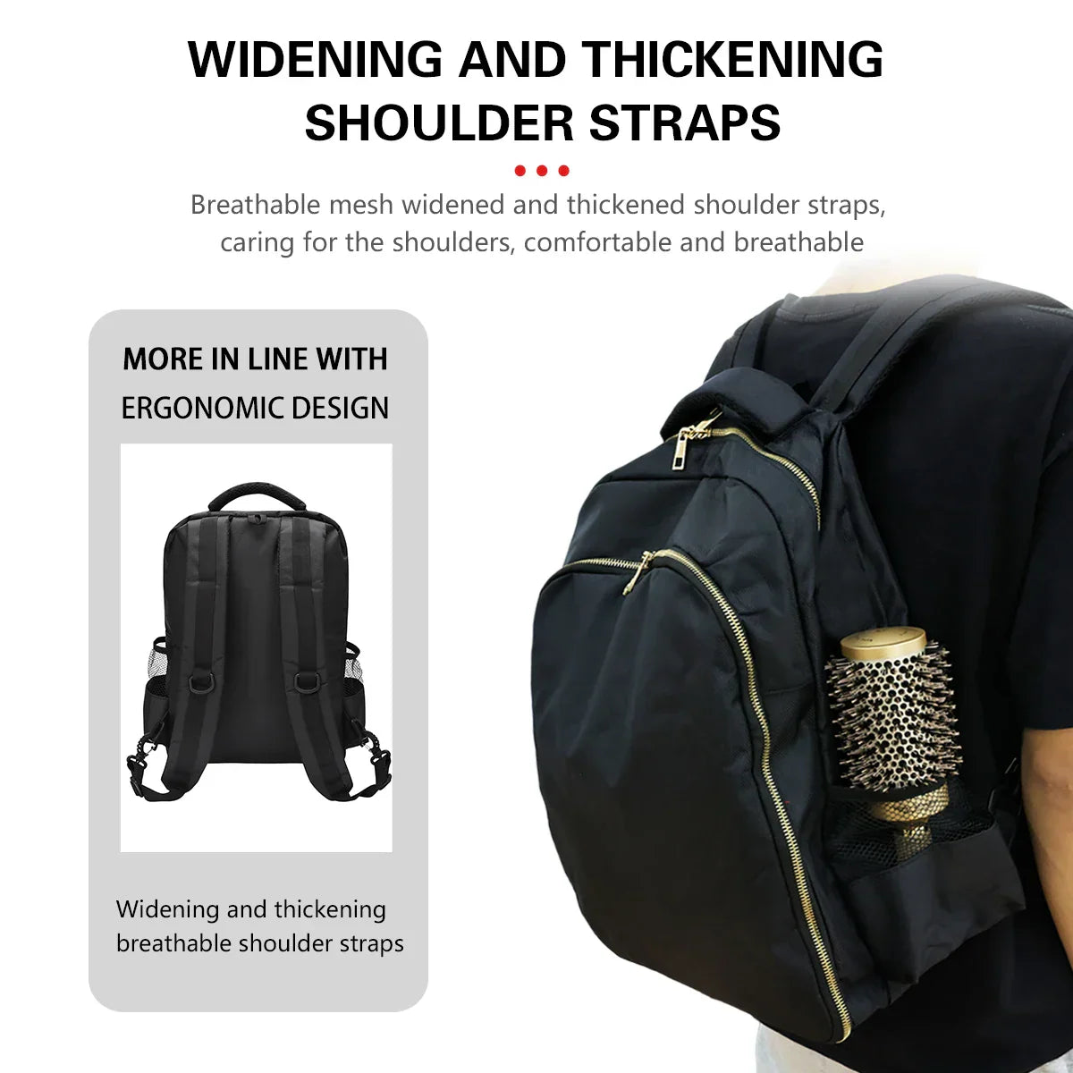 Barber Hairdressing Backpack Multifunctional Storage Bag Beauty Large