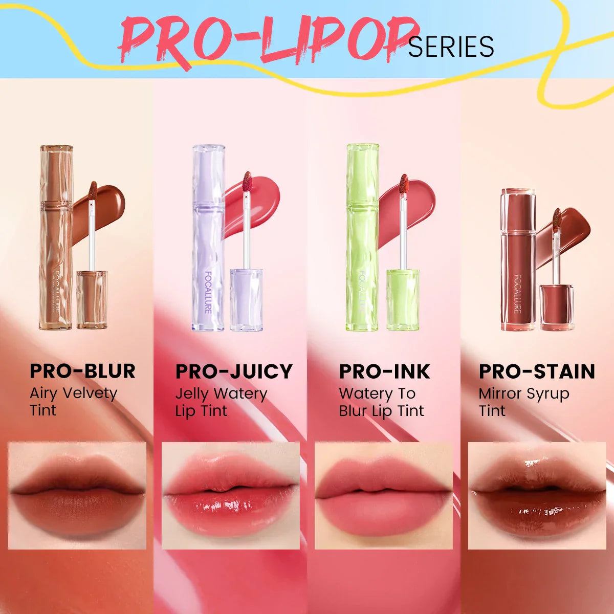 Focallure Pcs/Set Matte Liquid Lipstick Waterproof Long