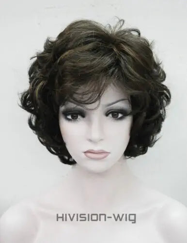 Women Fashion Short Wigs Blonde Brown Black Wig