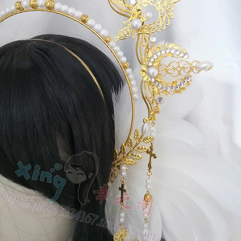 Diy Lolita Virgin Hair Hoop Sun Goddess Headdress