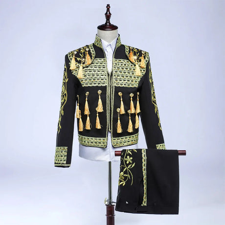 Spanish Bullfighter Costume European Performance Suit Annual Meeting